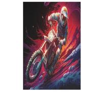 1000 Piece Jigsaw Puzzles for Adults - Motocross - Children Puzzle Recycled Family （78×53cm）