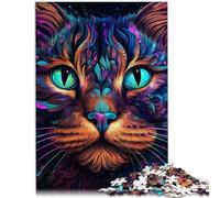 1000 Piece Jigsaw Puzzles for Adults mysterious cat Cartoon Jigsaw Puzzle 26x38cm deal as gifts for the whole family for 14 year olds