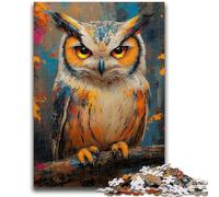 1000 Piece Jigsaw Puzzles for Adults Mysterious Owl Learning Educational Toys Family Games Enhance Love between Couples 50x75cm