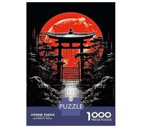 1000 Piece Jigsaw Puzzles for Adults Mystical Gate Horror Puzzles for Adults Relaxing Games A Work of Art Difficult And Challenge 52x38cm/1000pcs