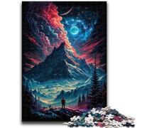 1000 Piece Jigsaw Puzzles for Adults Mystical Mountain Peak Learning Educational Toys Family Games Enhance Love between Couples 50x75cm