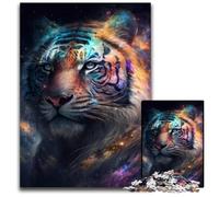 1000 Piece Jigsaw Puzzles for Adults Nebula Tiger cardboard Jigsaw Puzzles for Adults for Teenagers, Family Game Night, Brain-Challenging Gift Idea 26X38CM/10.23x14.96inch