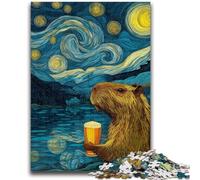 1000 Piece Jigsaw Puzzles for Adults Night Sky Frog 1000 Piece Jigsaw,Staycation Kill Time with Fully Interlocking Randomly Shaped Pieces (50x75cm)