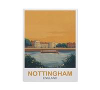 1000 Piece Jigsaw Puzzles for Adults，Nottingham England，Classic Puzzle Difficult Puzzle Fun Creative DIY Toys Gifts for Girls And Boys, Family Games（75x50cm）-FA46