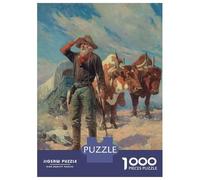 1000 Piece Jigsaw Puzzles for Adults Old Man Looking For A Road Jigsaws for Adults Brain Teaser Game Stress Reliever for Is Ideal As A Gift 70x50cm/1000pcs