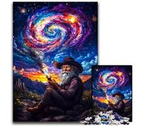 1000 Piece Jigsaw Puzzles for Adults Old Man of The Universe Cardboard Jigsaw Puzzles Interactive Family Game, Suitable for Ages 14+ 26X38CM