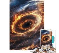 1000 Piece Jigsaw Puzzles for Adults Orbiting Flames Fun Activities at Home Presents for Women Family Games Suitable for People Aged 14 And Above (38X52cm)