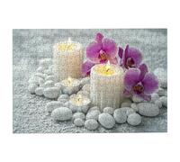 1000 Piece Jigsaw Puzzles for Adults, Orchid Jigsaw Puzzles for Adults 1000 Piece, Classic Puzzle Challenging Game for the Whole Families, Suitable for Decompression Gifts Decor Theme: (Stone), -2117