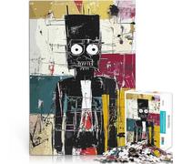 1000 Piece Jigsaw Puzzles for Adults Original Amish Figure in Black Stressabbau Einzigartige Wohndekoration und Geschenke38x26cm
