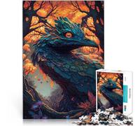 1000 Piece Jigsaw Puzzles for Adults Ostrich Mystical Made of wood for and from 14 years and over Toys for family entertainment Birthday and unique gifts。size：50x75cm/19.68x29.52inch