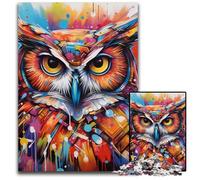 1000 Piece Jigsaw Puzzles for Adults Owl cardboard Puzzles High-Difficulty Brain Teaser for Teenagers 26X38CM/10.23x14.96inch