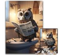1000 Piece Jigsaw Puzzles for Adults Owl Difficult Puzzles for Adults for Mother'S Day, Birthdays, Christmas 26X38CM/10.23x14.96inch