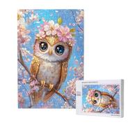 1000 Piece Jigsaw Puzzles for Adults Owl Jigsaw Comes with Packaging Box and Reference Pictures, Fun and Joyful Family Entertainment Games, Challenging Adult Puzzles Gifts Home Decor Flower M-1936