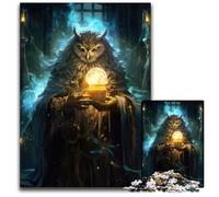 1000 Piece Jigsaw Puzzles for Adults Owl Time WizardJigsaw Puzzles for Adults for Teenager Families Perfect DIY Decor BrainTeasing Challenge 1000 PCS(75x50cm)