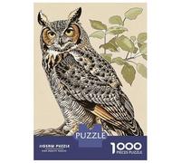 1000 Piece Jigsaw Puzzles for Adults Owl Vintage Jigsaw Puzzle Anti-Stress Toys Home Decoration Difficult And Challenge 70x50cm/1000pcs