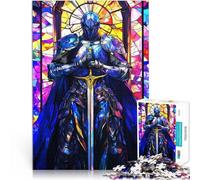 1000 Piece Jigsaw Puzzles for Adults Paladin in his might Staycation: Zeit totschlagen Gutes Geschenk75x50cm