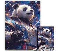 1000 Piece Jigsaw Puzzles for Adults Panda Cosmic JourneyPaper Jigsaw Perfect Home Or Office Decor Ideal 1000 PCS(38x26cm)