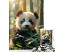 1000 Piece Jigsaw Puzzles for Adults Panda Lunch Time Toy Wall Decor Funny Gift Brain Teaser Game Difficult And Challenge Size 38x26cm