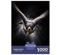 1000 Piece Jigsaw Puzzles for Adults Peregrine Falcon in Flight Puzzle for Adults Anti-Stress Toys Presents for Women Parent-child Interaction 38x26cm/1000pcs