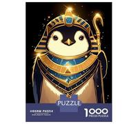 1000 Piece Jigsaw Puzzles for Adults Pharaoh Penguin Puzzle for Adults Anti-Stress Toys But Fun And Humorous Birthday And Unique Gifts 52x38cm/1000pcs