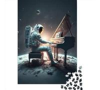 1000 Piece Jigsaw Puzzles for Adults Piano in Space Jigsaw Puzzle Adult Paper Puzzles Family Entertainment Toys 1000pcs (38x26cm)