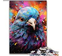 1000 Piece Jigsaw Puzzles for Adults Pigeon Jigsaw Puzzles size : 50x75cm Ideal for Family Fun, Relaxation