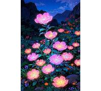 1000 Piece Jigsaw Puzzles for Adults Pink Flowers Puzzle Fun Challenges Perfect for Relaxation Letter Printed on Back Interlock Perfectly No Dust for Men Women Elders Seniors 29.5 x 19.7 inch