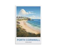1000 piece jigsaw puzzles for adults，Porth Cornwall Englands Jigsaw Puzzles 1000 Pieces for Adults Painting Puzzle 1000 Pieces DIY Challenging Puzzles for Adults 52x38cm