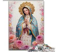 1000 Piece Jigsaw Puzzles for Adults Portrait of Mary The Mother Jigsaw DIY Decoration, Brain Challenge, for Adult, Family, (size 50x75cm)