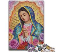 1000 Piece Jigsaw Puzzles for Adults Portrait of Mary The Mother Learning Educational Toys Family Games Enhance Love between Couples 26x38cm