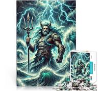 1000 Piece Jigsaw Puzzles for Adults Poseidon Lernspiel-Herausforderungsspielzeug Einzigartige Wohndekoration und Geschenke75x50cm