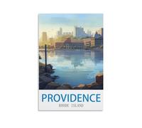 1000 Piece Jigsaw Puzzles for Adults，Providence Rhode Island 1000 Piece Puzzle Classic Educational Games Beautiful Decoration Puzzle 38x26cm