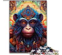 1000 Piece Jigsaw Puzzles for Adults Psychedelic Monkey Puzzle Challenging Brain Teaser for Teenagers, Family Game Night Fun (size : 26x38cm)