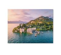 1000 Piece Jigsaw Puzzles for Adults，Punta San Vigilio on Lake Garda, Italy，1000 Pieces Puzzles for Challenging Family Activity Game Art Wall Decor DIY Puzzle Gifts（75x50cm）-K71