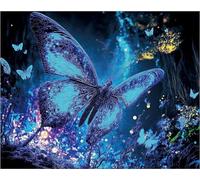 1000 Piece Jigsaw Puzzles for Adults, Puzzle Educational Games, Challenging Puzzle, Puzzles 1000 Pieces Blue Butterfly