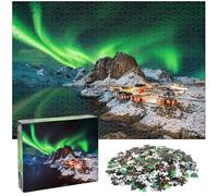 1000 Piece Jigsaw Puzzles for Adults, Puzzle for Adults, Floor Puzzle, Personalised Puzzle, Box Jigsaw Puzzles, Northern Lights Puzzles, Paper Puzzles for Home Decor, Colourful Games