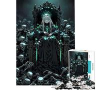 1000 Piece Jigsaw Puzzles for Adults Queen of The Undead Throne Fun at Home Activities, Home Art Decor Brain Teaser Game for And from 14 Years And over (50x75cm)