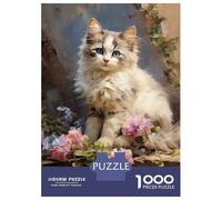 1000 Piece Jigsaw Puzzles for Adults Ragdoll Kitten Portrait Puzzle for Adults Anti-Stress Toys But Fun And Humorous Birthday And Unique Gifts 70x50cm/1000pcs