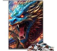 1000 Piece Jigsaw Puzzles for Adults Raging Dragon JigsawPuzzle 1000 Pieces for Adults Birthday Party for Men Women Size 26X38CM