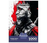 1000 Piece Jigsaw Puzzles for Adults Raptor T-rex Dinosaur King Puzzle for Adults Anti-Stress Toys But Fun And Humorous Birthday And Unique Gifts 52x38cm/1000pcs