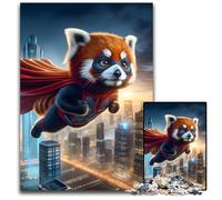 1000 Piece Jigsaw Puzzles for Adults Red Panda SuperJigsaw Puzzles for Adults for Teenager Families Perfect DIY Decor BrainTeasing Challenge 1000 PCS(38x26cm)