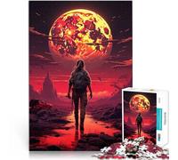 1000 Piece Jigsaw Puzzles for Adults Red Planet Female Soldier Stressabbau Einzigartige Geburtstags- und Geschenkideen75x50cm