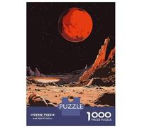 1000 Piece Jigsaw Puzzles for Adults Red Planet Jigsaws for Adults Brain Teaser Game Stress Reliever for Is Ideal As A Gift 38x26cm/1000pcs