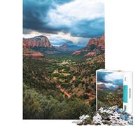 1000 Piece Jigsaw Puzzles for Adults Red Rock Canyon Landscape Jigsaw Puzzle Hands-on Game But Fun And Humorous for Is Ideal As A Gifts (Size 75x50cm)
