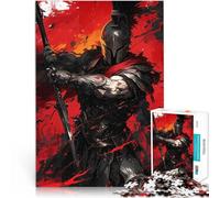 1000 Piece Jigsaw Puzzles for Adults Red Spartan warrior Intellektuelles Spiel Einzigartige Wohndekoration und Geschenke52x38cm
