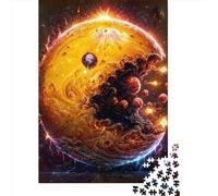 1000 Piece Jigsaw Puzzles for Adults Retro_Space_Logo Jigsaw Puzzle Adult Wooden Puzzles Family Entertainment Toys 1000pcs (75x50cm)