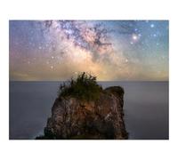 1000 Piece Jigsaw Puzzles for Adults -Rock,Ocean,Milky Way,Stars,Sky,Night 70x50cm