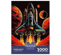 1000 Piece Jigsaw Puzzles for Adults Rocket Galaxy Jigsaws for Adults Brain Teaser Game Stress Reliever for Is Ideal As A Gift 70x50cm/1000pcs