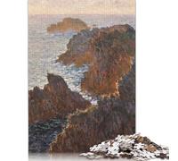 1000 Piece Jigsaw Puzzles for Adults 'Rocks at Belle Isle Port Paper Jigsaw Puzzle Family Entertainment Toys 1000pcs (38x26cm)