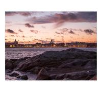 1000 Piece Jigsaw Puzzles for Adults -Rocks,City,Buildings,Sea,Sky 70x50cm